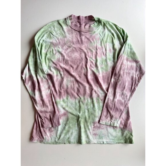 WE THE FREE People Be Free Lavender Tie Dye Cotton Long Sleeve T-Shirt, Size S - Picture 3 of 15